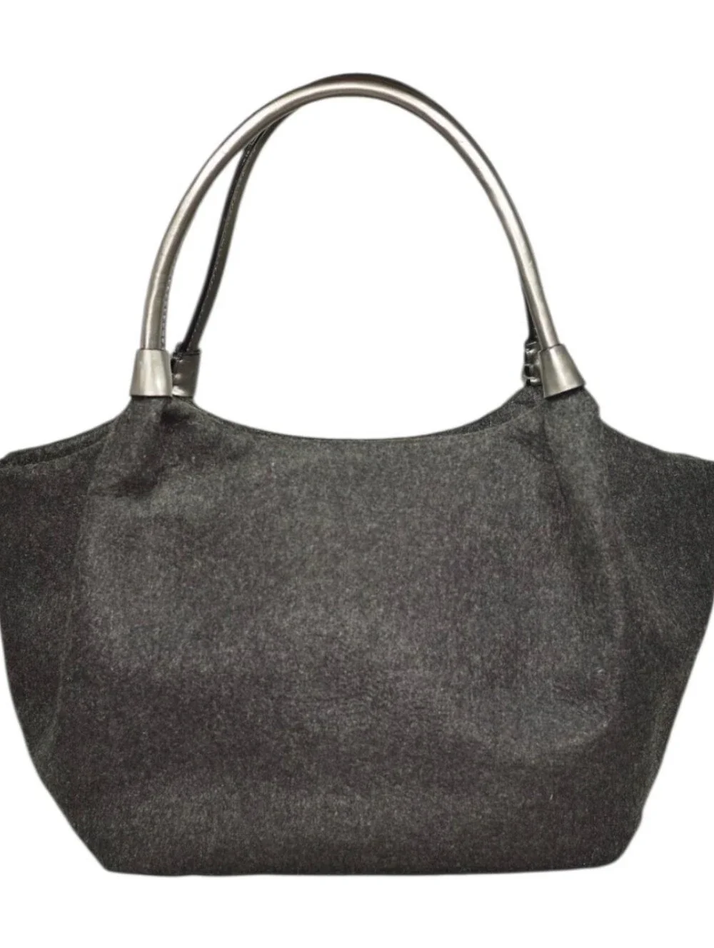 Kate Spade Frosted Felt Brigette Rhinestone Charcoal Hobo Handbag